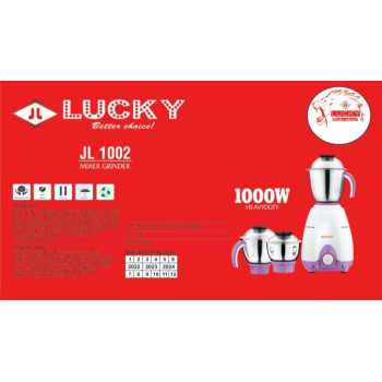 LUCKY BETTER CHOICE Mixer Grinder JL-1002