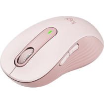 Logitech Signature M650 Wireless Mouse - For Small To Medium Sized Hands, Customizable Side Buttons, Contoured Shape - Rose