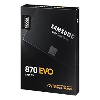 SAMSUNG MZ-77E500BW 870 Evo 560MB-530MB/s Sata 2.5 Inches SSD - 500GB