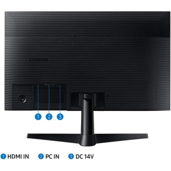 SAMSUNG T35F Series 27-Inch FHD 1080p Computer Monitor, 75Hz, IPS Panel, HDMI, VGA (D-Sub), 3-Sided Border-Less, FreeSync (LF27T350FHNXZA)