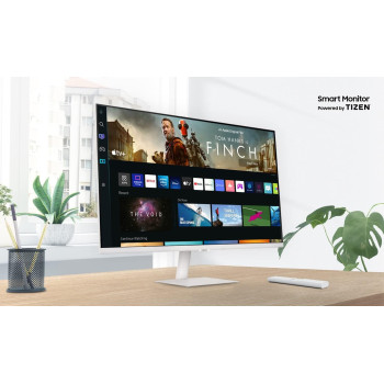SAMSUNG LS27BM501EMXUE 27BM501 27-Inch Smart Monitor, White