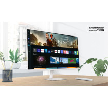 SAMSUNG LS27BM501EMXUE 27BM501 27-Inch Smart Monitor, White