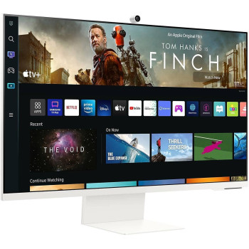 SAMSUNG M8 4K Uhd Flat Monitor (Warm White, 32in, Max 60Hz Refresh Rate, 4ms Gtg Response Time, 16: 9 Aspect Ratio, HDR10, IoT Hub, USB-C)