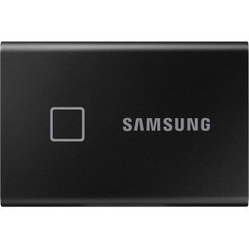 SAMSUNG T7 Touch Portable SSD - 1 TB - USB 3.2 Gen.2 External SSD Metallic Black (MU-PC1T0K/WW)