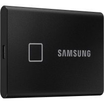 SAMSUNG T7 Touch Portable SSD - 1 TB - USB 3.2 Gen.2 External SSD Metallic Black (MU-PC1T0K/WW)