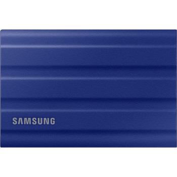 SAMSUNG T7 Shield 2TB, Portable SSD, up-to 1050MB/s, USB 3.2 Gen2, Rugged, IP65 Water & Dust Resistant, for Photographers, Content Creators and Gaming, Extenal Solid State Drive (MU-PE2T0R/WW), Blue