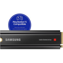 SAMSUNG 980 PRO SSD with Heatsink 2TB PCIe Gen 4 NVMe M.2 Internal Solid State Hard Drive, Heat Control, Max Speed, PS5 Compatible, MZ-V8P1T0CW