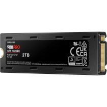 SAMSUNG 980 PRO SSD with Heatsink 2TB PCIe Gen 4 NVMe M.2 Internal Solid State Hard Drive, Heat Control, Max Speed, PS5 Compatible, MZ-V8P1T0CW