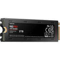 SAMSUNG 980 PRO SSD with Heatsink 2TB PCIe Gen 4 NVMe M.2 Internal Solid State Hard Drive, Heat Control, Max Speed, PS5 Compatible, MZ-V8P1T0CW