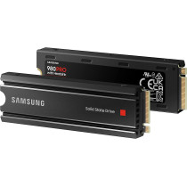 SAMSUNG 980 PRO SSD with Heatsink 2TB PCIe Gen 4 NVMe M.2 Internal Solid State Hard Drive, Heat Control, Max Speed, PS5 Compatible, MZ-V8P1T0CW