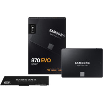SAMSUNG 870 EVO 1TB 2.5 inch SATA III Internal Solid State Drive SSD MZ 77E1T0BW