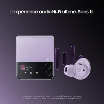 SAMSUNG Galaxy Buds2 Pro Bluetooth Earbuds, True Wireless, Noise Cancelling, Charging Case, Quality Sound, Water Resistant, Bora Purple (UAE Version)