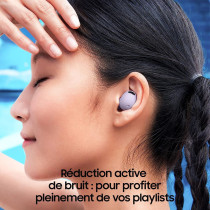 SAMSUNG Galaxy Buds2 Pro Bluetooth Earbuds, True Wireless, Noise Cancelling, Charging Case, Quality Sound, Water Resistant, Bora Purple (UAE Version)