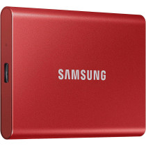 SAMSUNG T7 1TB, Portable SSD, up to 1050MB/s, USB 3.2 Gen2, Gaming, Students & Professionals, External Solid State Drive (MU-PC1T0R/AM), Red
