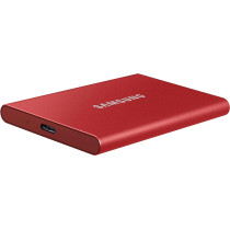 SAMSUNG T7 1TB, Portable SSD, up to 1050MB/s, USB 3.2 Gen2, Gaming, Students & Professionals, External Solid State Drive (MU-PC1T0R/AM), Red