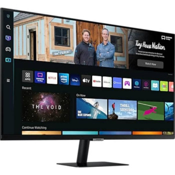 SAMSUNG LS27BM500EMXUE 27BM500 27-Inch FHD Flat Monitor with Smart TV Experience, Black