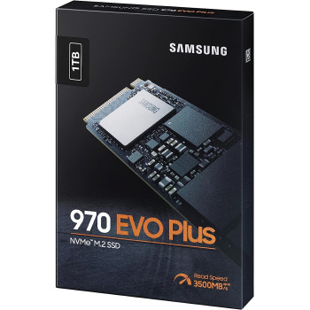 SAMSUNG MZ-V7S1T0BW 970 EVO Plus NVMe M.2 SSD, 1TB, Always Evolving SSD
