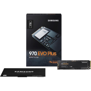 SAMSUNG MZ-V7S1T0BW 970 EVO Plus NVMe M.2 SSD, 1TB, Always Evolving SSD