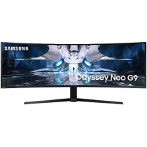 SAMSUNG Odyssey Neo G9 49 Inch Curved 240Hz Ultra Wide DQHD Gaming Monitor With Quantum Mini LED, 1000R Curvature, 2021 Model, Black
