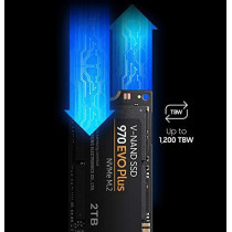 SAMSUNG MZ V7S1T0B/AM 970 EVO Plus SSD 1TB M.2 NVMe Interface Internal Solid State Drive with V NAND Technology, Black