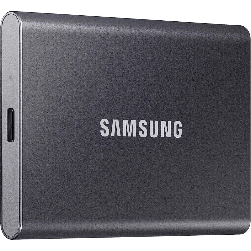 SAMSUNG T7 Portable SSD 2TB - Up to 1050MB/s - USB 3.2 External Solid State Drive, Grey (MU-PC2T0T/AM)