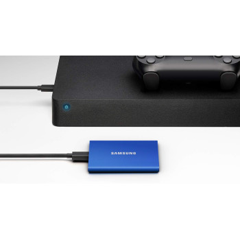 SAMSUNG T7 Portable SSD 2TB - Up to 1050MB/s - USB 3.2 External Solid State Drive, Grey (MU-PC2T0T/AM)