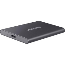 SAMSUNG T7 Portable SSD 2TB - Up to 1050MB/s - USB 3.2 External Solid State Drive, Grey (MU-PC2T0T/AM)