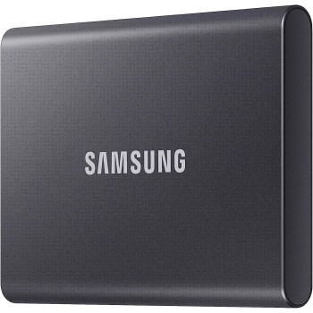 SAMSUNG T7 Portable SSD 2TB - Up to 1050MB/s - USB 3.2 External Solid State Drive, Grey (MU-PC2T0T/AM)