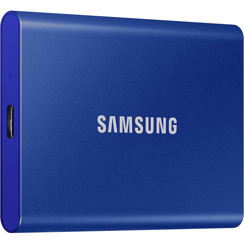 SAMSUNG T7 Portable SSD 1TB - Up to 1050MB/s - USB 3.2 External Solid State Drive, Blue (MU-PC1T0H/AM)