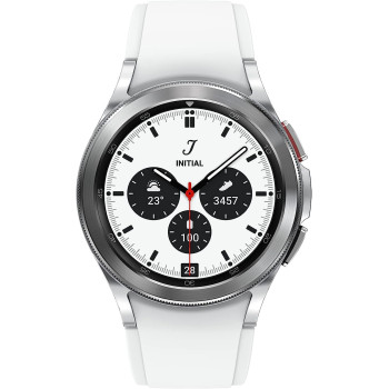 SAMSUNG Galaxy Watch4 Classic 42Mm Bluetooth Smartwatch, Silver, Sm-R880Nzsamea