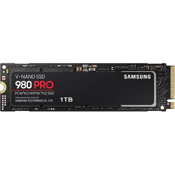 SAMSUNG 980 PRO 1TB PCIe NVMe Gen4 Internal Gaming SSD M.2 (MZ-V8P1T0B)