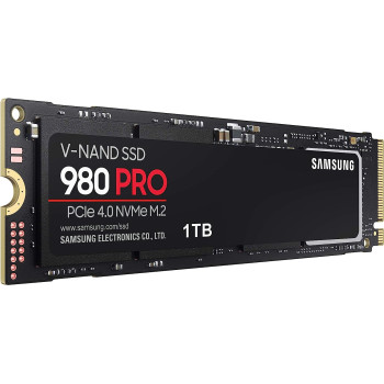 SAMSUNG 980 PRO 1TB PCIe NVMe Gen4 Internal Gaming SSD M.2 (MZ-V8P1T0B)