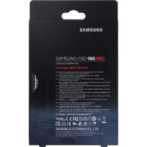 SAMSUNG 500 GB 980 PRO NVMe M.2 SSD PCIe Gen 4.0 x4, NVMe 1.3c MZ V8P500BW