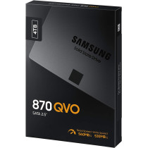 SAMSUNG 870 QVO 2.5 Inches MZ-77Q4T0BW, 4 TB, SAMSUNG latest 2nd Gen. QLC SSD