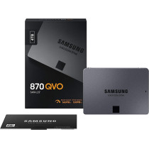 SAMSUNG 870 QVO 2.5 Inches MZ-77Q4T0BW, 4 TB, SAMSUNG latest 2nd Gen. QLC SSD