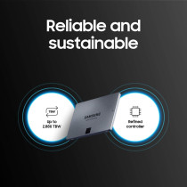 SAMSUNG 870 QVO Series 2.5 Inches 1TB SATA III - MZ-77Q1T0BW SSD
