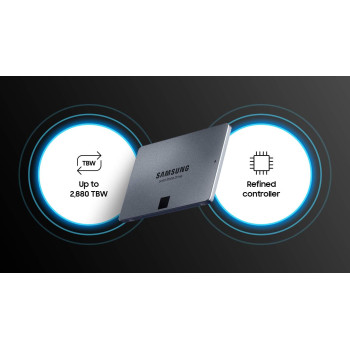 SAMSUNG 870 QVO Series 2.5 Inches 1TB SATA III - MZ-77Q1T0BW SSD