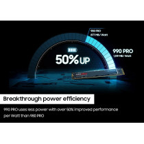 SAMSUNG 990 PRO Series - 2TB PCIe Gen4. X4 NVMe 2.0c - M.2 Internal SSD (MZ-V9P2T0B/AM)
