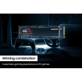 SAMSUNG 990 PRO Series - 2TB PCIe Gen4. X4 NVMe 2.0c - M.2 Internal SSD (MZ-V9P2T0B/AM)