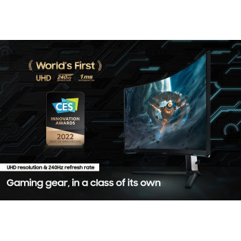 Samsung 32 Inches Odyssey Neo G8 BG850, 4K Curved Gaming Monitor With 240Hz Refresh Rate &1ms Response Time AMD FreeSync Premium Pro Quantum HDR 2000 LS32BG850NMXUE