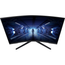 SAMSUNG 27 Inches Odyssey G5 LC27G55, 1000R Curved Gaming Monitor with 144Hz Refresh Rate & 1ms Response Time, WQHD Resolution, AMD FreeSync Premium - LC27G55TQBMXUE Black