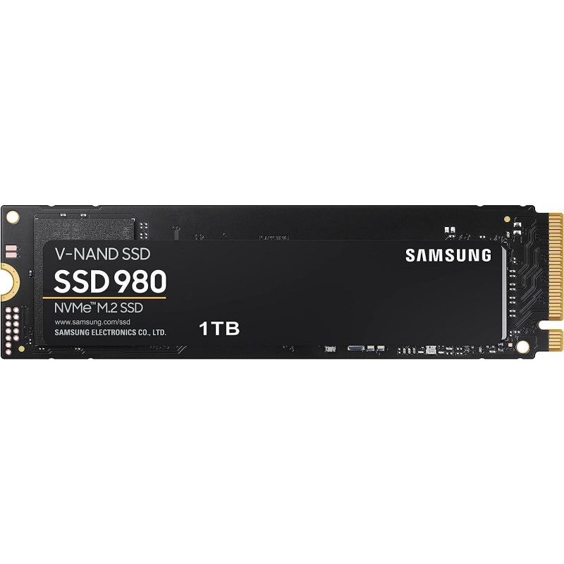 SAMSUNG 980 1 TB PCIe 3.0 (up to 3.500 MB/s) NVMe M.2 Internal Solid State Drive (SSD) (MZ-V8V1T0BW)