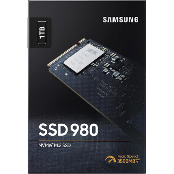 SAMSUNG 980 1 TB PCIe 3.0 (up to 3.500 MB/s) NVMe M.2 Internal Solid State Drive (SSD) (MZ-V8V1T0BW)
