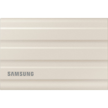 SAMSUNG T7 Shield 2TB, Portable SSD, up-to 1050MB/s, USB 3.2 Gen2, Rugged, IP65 Water & Dust Resistant, for Photographers, Content Creators and Gaming, Extenal Solid State Drive (MU-PE2T0R/WW), Beige