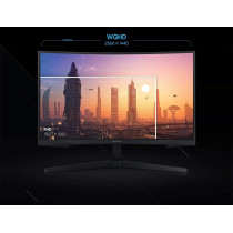 SAMSUNG 27-Inch G5 Odyssey Gaming Monitor With 1000R Curved Screen,Qhd,144Hz,1Ms,Freesync Premium,Black-Lc27G55Tqwmxue