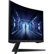 SAMSUNG 27-Inch G5 Odyssey Gaming Monitor With 1000R Curved Screen,Qhd,144Hz,1Ms,Freesync Premium,Black-Lc27G55Tqwmxue