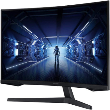 Samsung 32 Inch Odyssey G5 Gaming Monitor WQHD (2560x1440) 144Hz Curved 1ms HDMI Display Port AMD FreeSync Premium HDR10 LC32G55TQWNXZA, Black