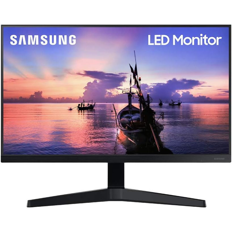 SAMSUNG T350 Series LF24T350FHNXZA 24 IPS LED FHD Monitor, FreeSync, 4ms (HDMI) - Dark Blue Grey