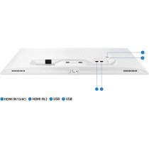 SAMSUNG 32 Inch White Flat Smart Monitor M5 FHD Smart TV with Remote and Speaker, LS32BM501EMXUE