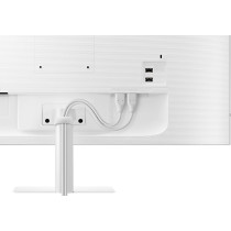 SAMSUNG 32 Inch White Flat Smart Monitor M5 FHD Smart TV with Remote and Speaker, LS32BM501EMXUE